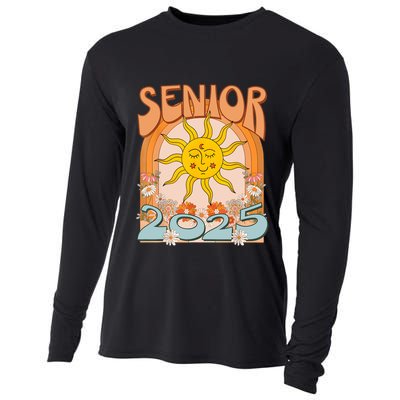 Senior 2025 Class Of 2025 Seniors Graduation 2025 Funny Cooling Performance Long Sleeve Crew