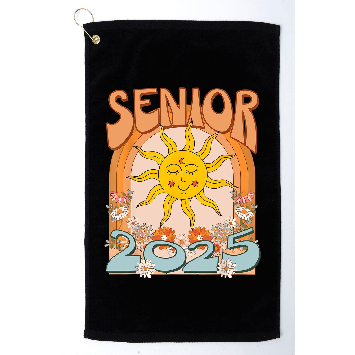 Senior 2025 Class Of 2025 Seniors Graduation 2025 Funny Golf Towel