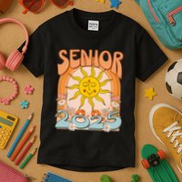 Senior 2025 Class Of 2025 Seniors Graduation 2025 Funny Kids T-Shirt