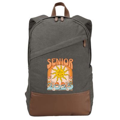 Senior 2025 Class Of 2025 Seniors Graduation 2025 Funny Cotton Canvas Backpack
