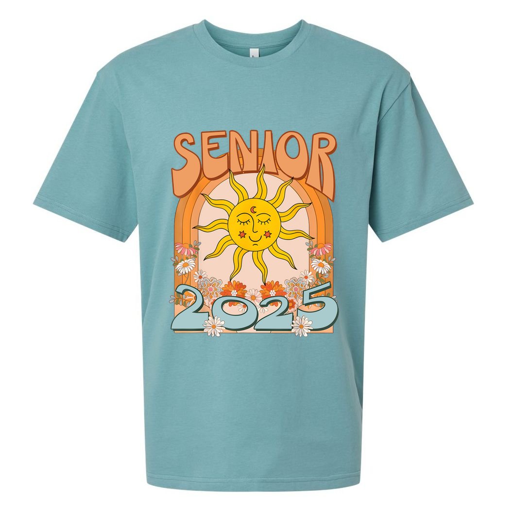 Senior 2025 Class Of 2025 Seniors Graduation 2025 Funny Sueded Cloud Jersey T-Shirt