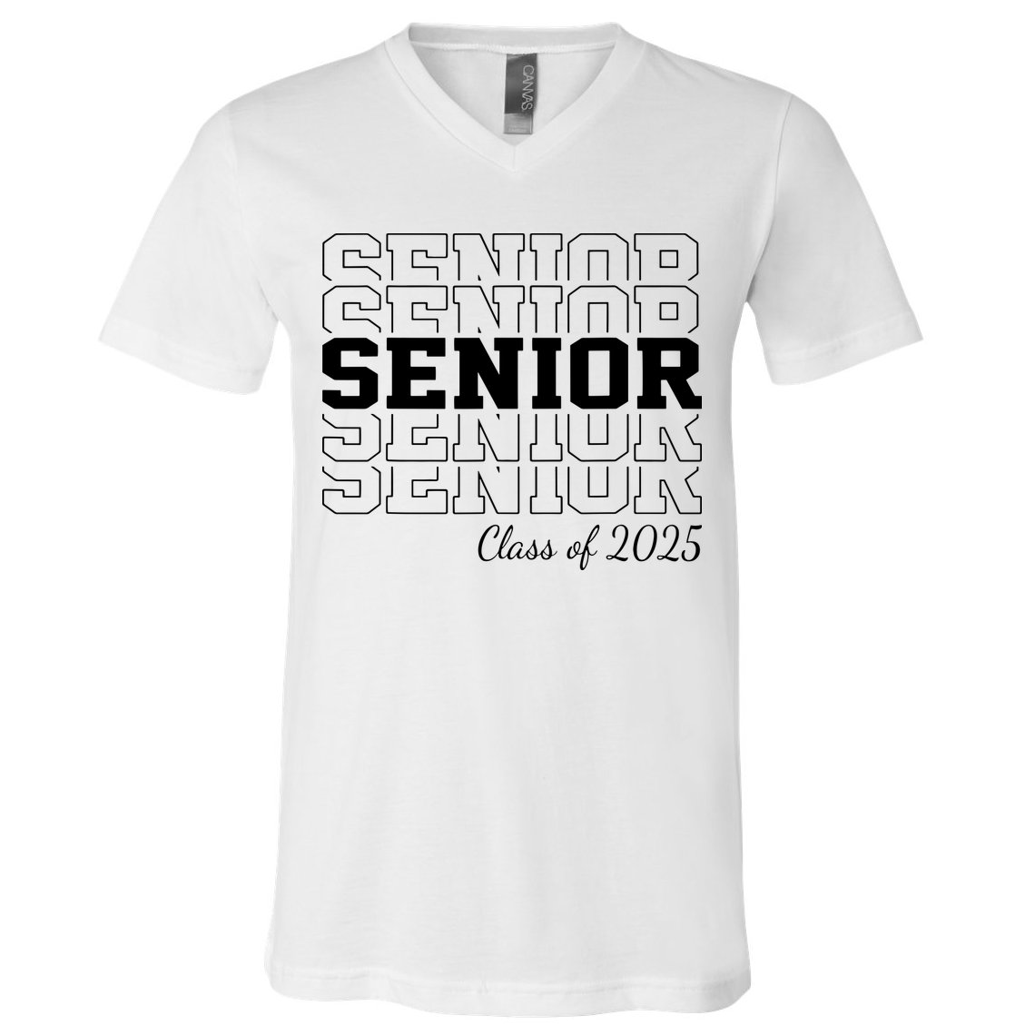 Senior 2025 Class Of 2025 Seniors Graduation 2025 Senior 25 V-Neck T-Shirt