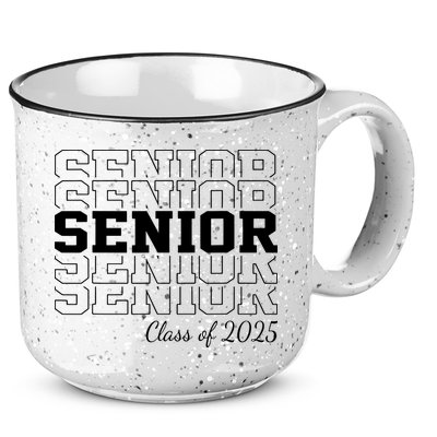 Senior 2025 Class Of 2025 Seniors Graduation 2025 Senior 25 15oz Campfire Ceramic Mug