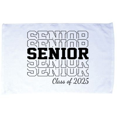 Senior 2025 Class Of 2025 Seniors Graduation 2025 Senior 25 Microfiber Hand Towel