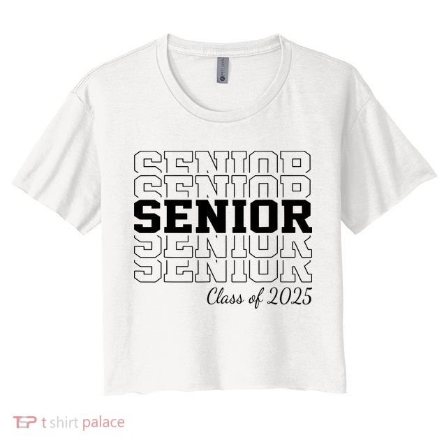Senior 2025 Class Of 2025 Seniors Graduation 2025 Senior 25 Crop Top