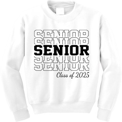 Senior 2025 Class Of 2025 Seniors Graduation 2025 Senior 25 Kids Sweatshirt