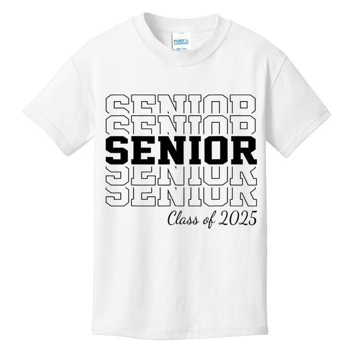 Senior 2025 Class Of 2025 Seniors Graduation 2025 Senior 25 Kids T-Shirt