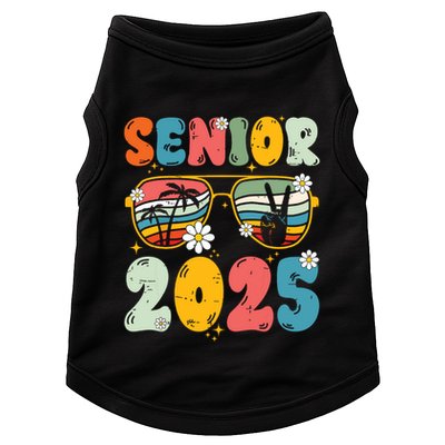 Senior 2025 Class Of 2025 Seniors Graduation Retro Groovy Doggie Tank