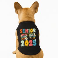 Senior 2025 Class Of 2025 Seniors Graduation Retro Groovy Doggie Tank