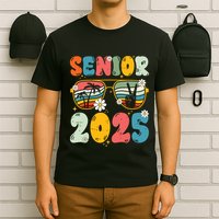 Senior 2025 Class Of 2025 Seniors Graduation Retro Groovy T-Shirt