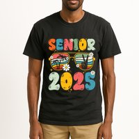 Senior 2025 Class Of 2025 Seniors Graduation Retro Groovy Tall T-Shirt