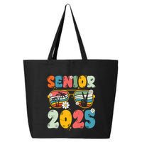 Senior 2025 Class Of 2025 Seniors Graduation Retro Groovy 25L Jumbo Tote