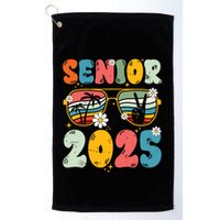 Senior 2025 Class Of 2025 Seniors Graduation Retro Groovy Golf Towel