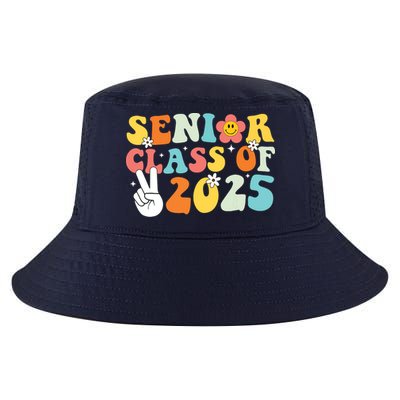 Senior 2025 Class Of 2025 Seniors Graduation Retro Groovy Cool Comfort Performance Bucket Hat