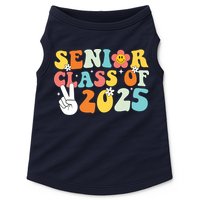 Senior 2025 Class Of 2025 Seniors Graduation Retro Groovy Doggie Tank