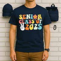 Senior 2025 Class Of 2025 Seniors Graduation Retro Groovy T-Shirt