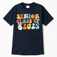 Senior 2025 Class Of 2025 Seniors Graduation Retro Groovy Tall T-Shirt