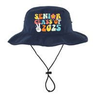 Senior 2025 Class Of 2025 Seniors Graduation Retro Groovy Bucket Hat
