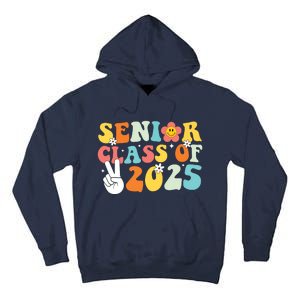 Senior 2025 Class Of 2025 Seniors Graduation Retro Groovy Tall Hoodie