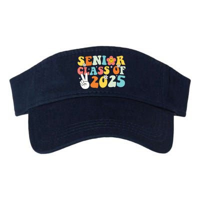 Senior 2025 Class Of 2025 Seniors Graduation Retro Groovy Visor