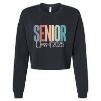 Senior 2025 Class Of 2025 Cropped Pullover Crew