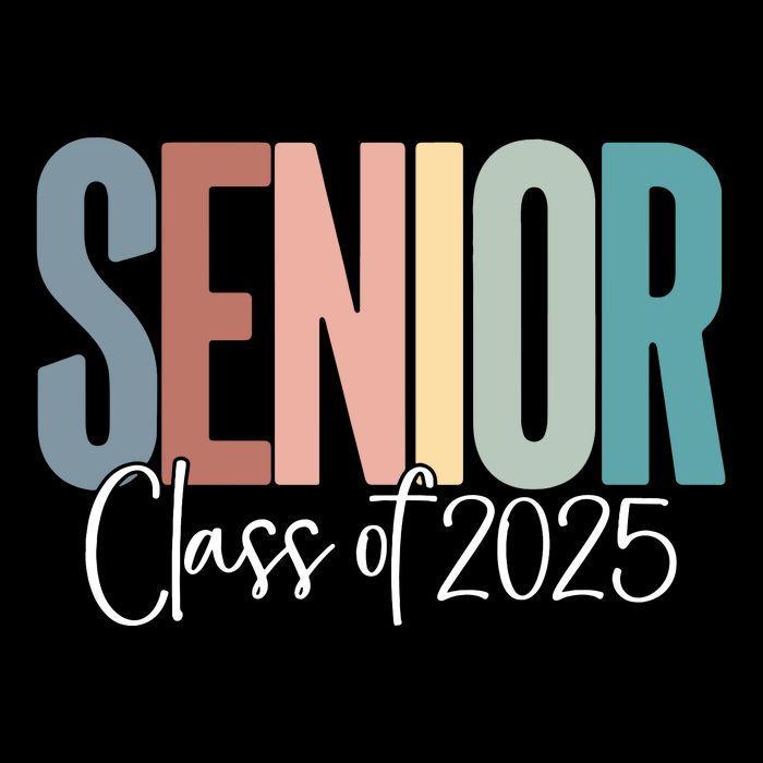 Senior 2025 Class Of 2025 Cropped Pullover Crew