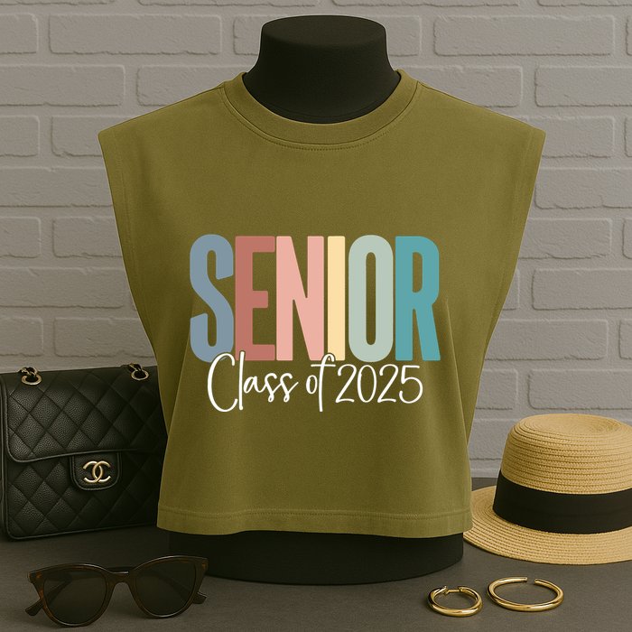 Senior 2025 Class Of 2025 Garment-Dyed Women's Muscle Tee
