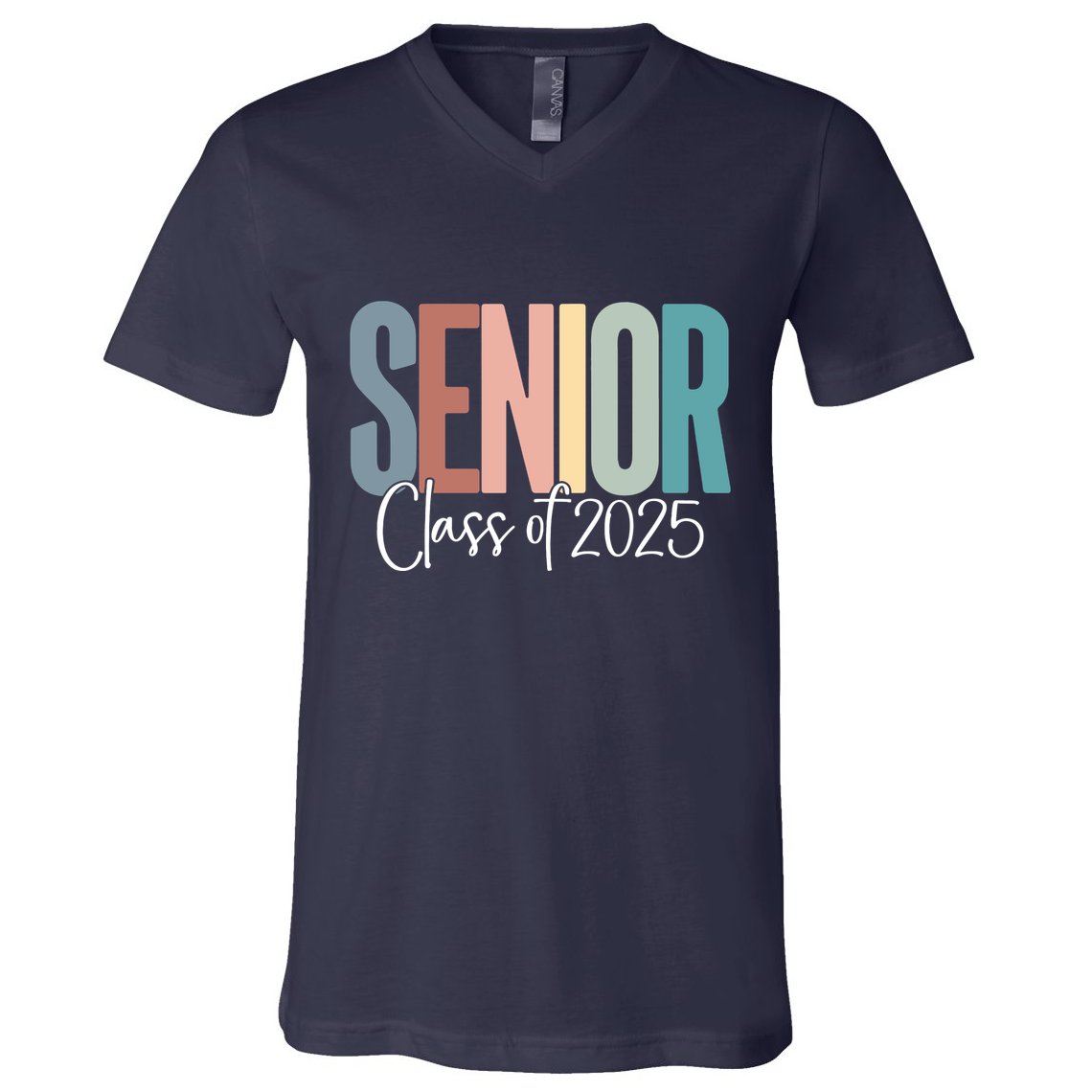 Senior 2025 Class Of 2025 V-Neck T-Shirt