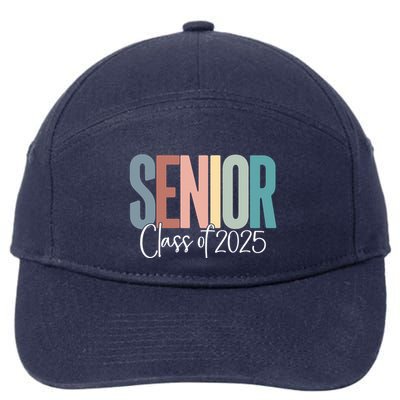 Senior 2025 Class Of 2025 7-Panel Snapback Hat