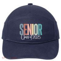 Senior 2025 Class Of 2025 7-Panel Snapback Hat