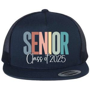 Senior 2025 Class Of 2025 Flat Bill Trucker Hat