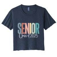 Senior 2025 Class Of 2025 Women's Crop Top Tee