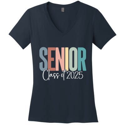 Senior 2025 Class Of 2025 Women's V-Neck T-Shirt
