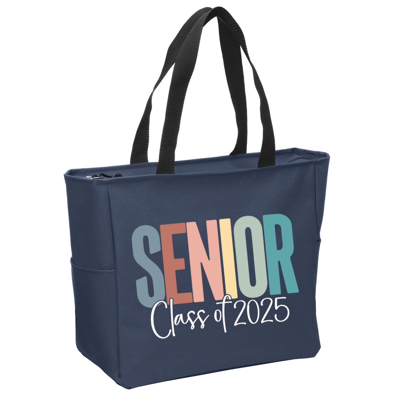 Senior 2025 Class Of 2025 Zip Tote Bag