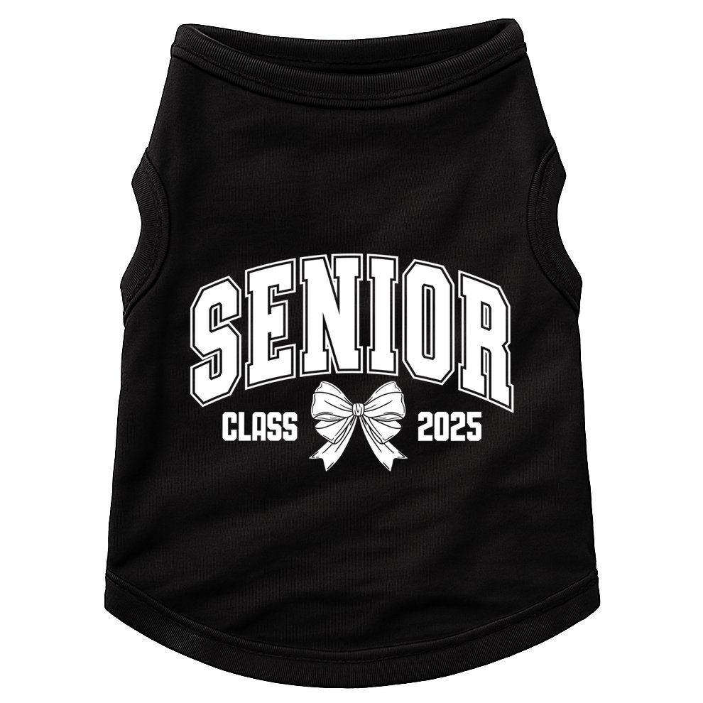 Senior 2025 Coquette Class Of 2025 Senior Year And Gift Doggie Tank
