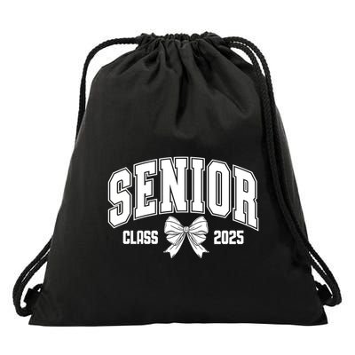 Senior 2025 Coquette Class Of 2025 Senior Year And Gift Drawstring Bag
