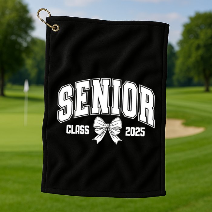 Senior 2025 Coquette Class Of 2025 Senior Year And Gift Golf Towel