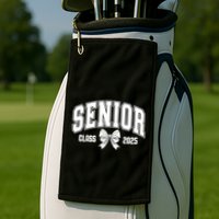 Senior 2025 Coquette Class Of 2025 Senior Year And Gift Golf Towel
