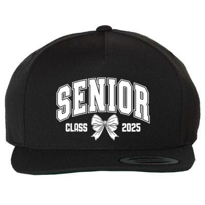 Senior 2025 Coquette Class Of 2025 Senior Year And Gift Wool Snapback Cap