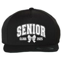 Senior 2025 Coquette Class Of 2025 Senior Year And Gift Wool Snapback Cap