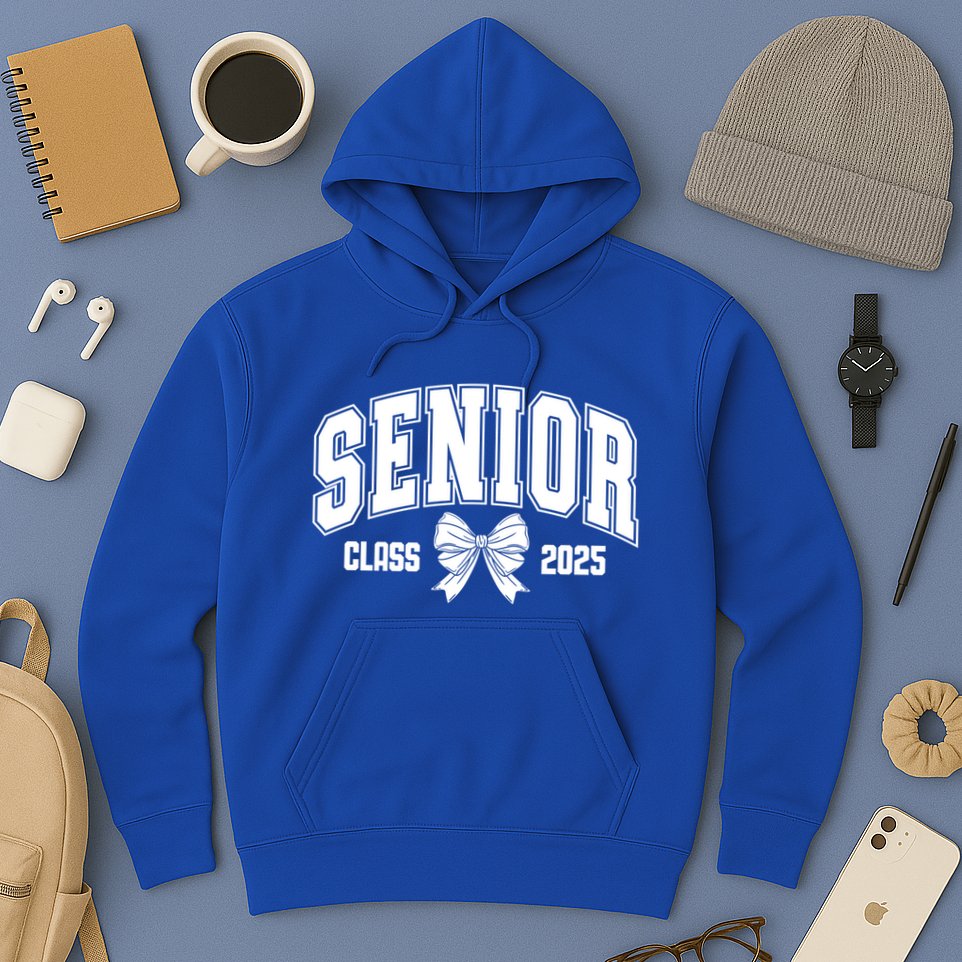 Senior 2025 Coquette Class Of 2025 Senior Year And Gift Hoodie