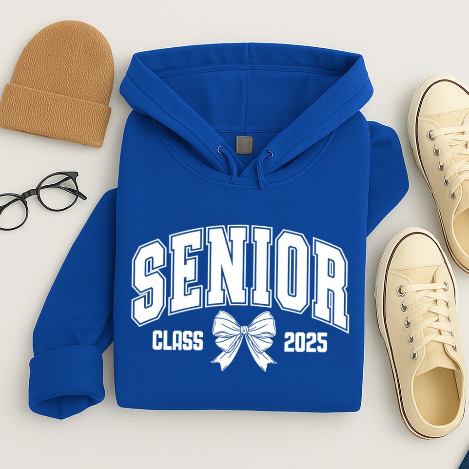 Senior 2025 Coquette Class Of 2025 Senior Year And Gift Hoodie