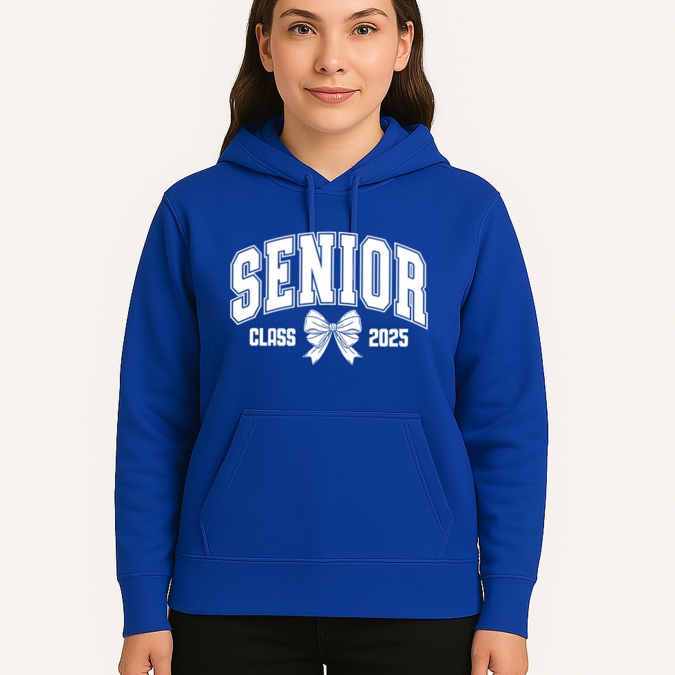 Senior 2025 Coquette Class Of 2025 Senior Year And Gift Hoodie