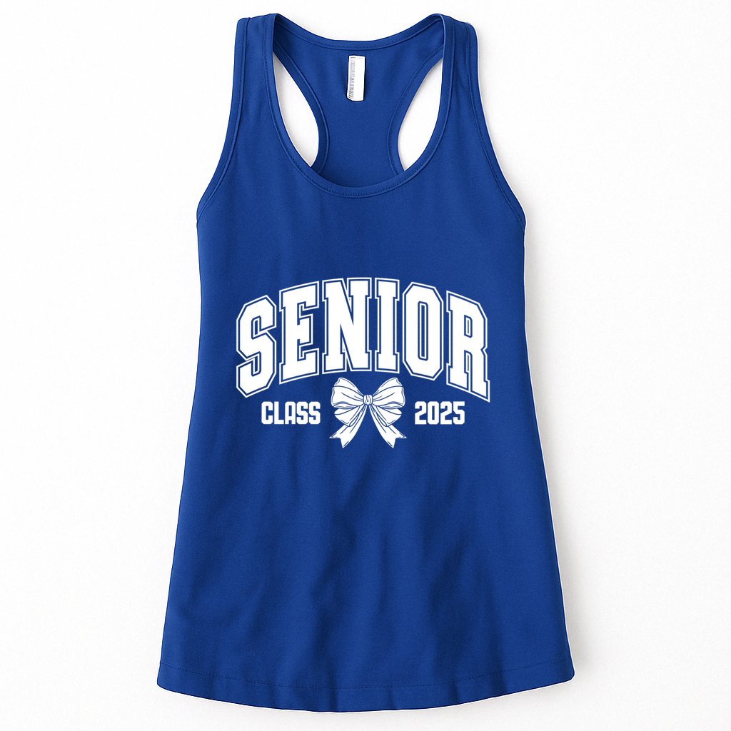 Senior 2025 Coquette Class Of 2025 Senior Year And Gift Womens Tank Top