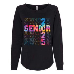 Senior 2025 Class Of 2025 Tie Dye Senior 25 Graduation Womens California Wash Sweatshirt