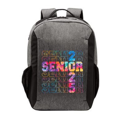 Senior 2025 Class Of 2025 Tie Dye Senior 25 Graduation Vector Backpack
