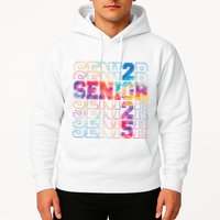 Senior 2025 Class Of 2025 Tie Dye Senior 25 Graduation Hoodie