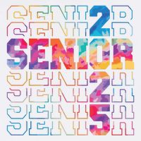 Senior 2025 Class Of 2025 Tie Dye Senior 25 Graduation Hoodie