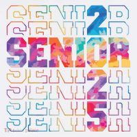Senior 2025 Class Of 2025 Tie Dye Senior 25 Graduation Flatbill Hat