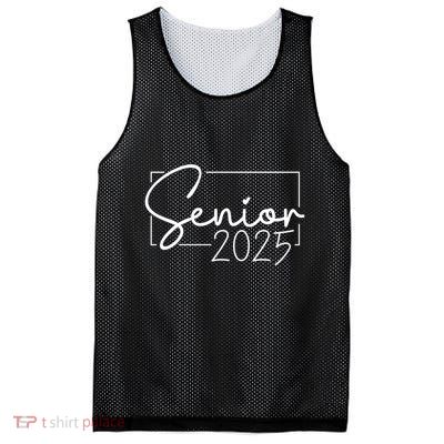 Senior 2025 Class Of 2025 Graduation Mesh Reversible Basketball Jersey Tank